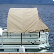 bow enclosure, cover, pontoon boat shade & privacy