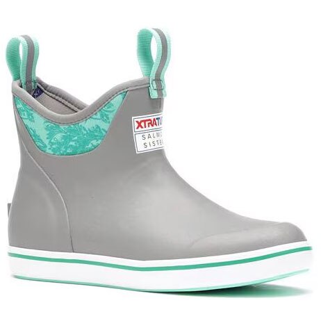 XtraTuf Women's 6" Boots W/ Salmon Sisters Kelp Print
